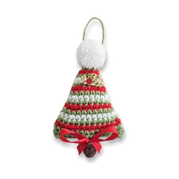 Γούρι χριστουγεννιάτικο πλεκτό δεντράκι