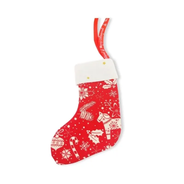 Στολίδι χριστουγεννιάτικο Μπότα 14 εκ. (με όνομα)