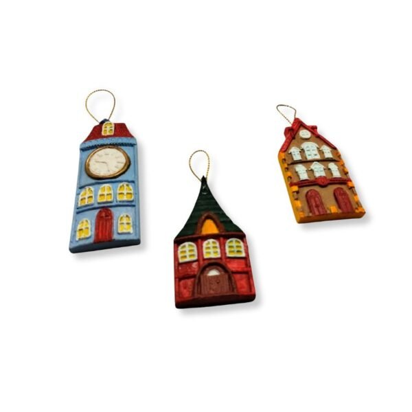 Χριστουγεννιάτικα στολίδια σπιτάκια