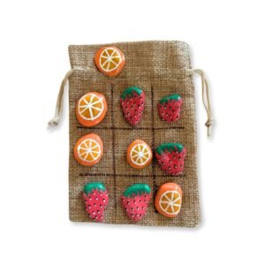 Τρίλιζα σε πουγκί, φράουλες-πορτοκάλι