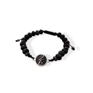 Unisex Bραχιόλι γούρι 2026 ατσάλινο με αιματίτες