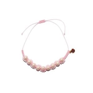 Μαρτυρικό βάπτισης για κορίτσι με μακραμέ (ελαχ.20τμχ)