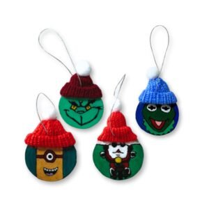Χριστουγεννιάτικα στολίδια με σκουφάκι