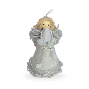 Στολίδι γούρι '26 Χριστουγεννιάτικο, Γκρι αγγελάκι