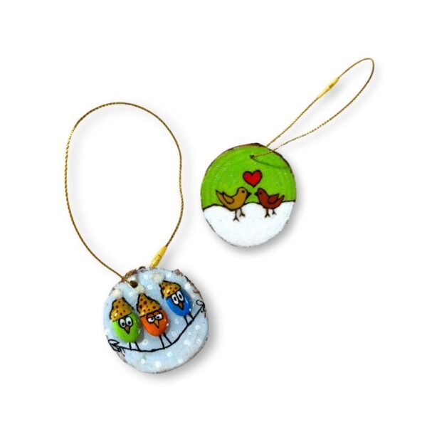 Χριστουγεννιάτικο στολίδι με πουλάκια