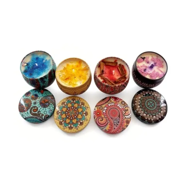 Σετ κεράκια με θέμα τα 4 στοιχεία της φύσης