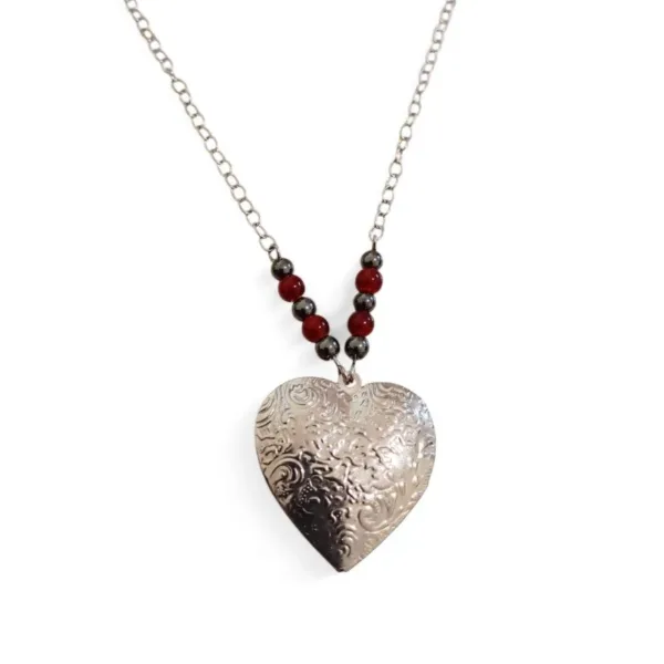 Μενταγιόν καρδιά για φωτογραφίες ατσάλινο