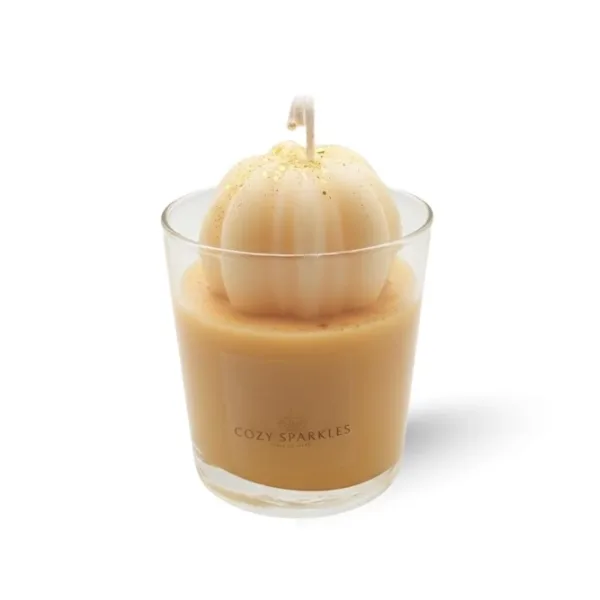 Φθινοπωρινό κερί με κολοκύθα