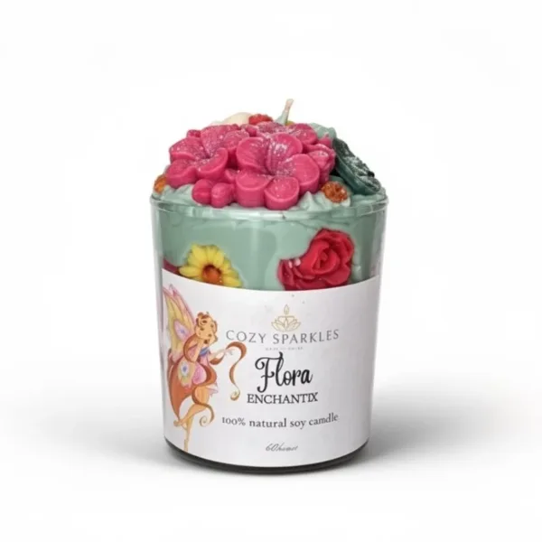 Αρωματικό κερί σε ποτήρι Flora's Νεράιδα