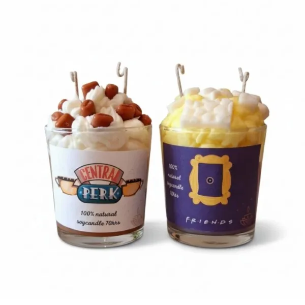 Κεριά Σόγιας σε ποτήρι για Φιλαράκια