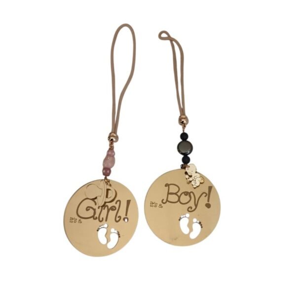 Παιδικό Γούρι Πλέξιγκλας “It’s a Girl / It’s a Boy”