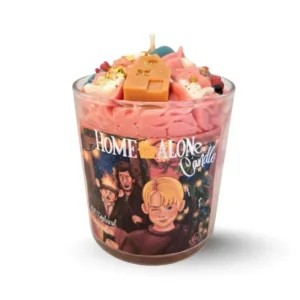 Χριστουγεννιάτικο κερί σόγιας "Μόνος στο Σπίτι"