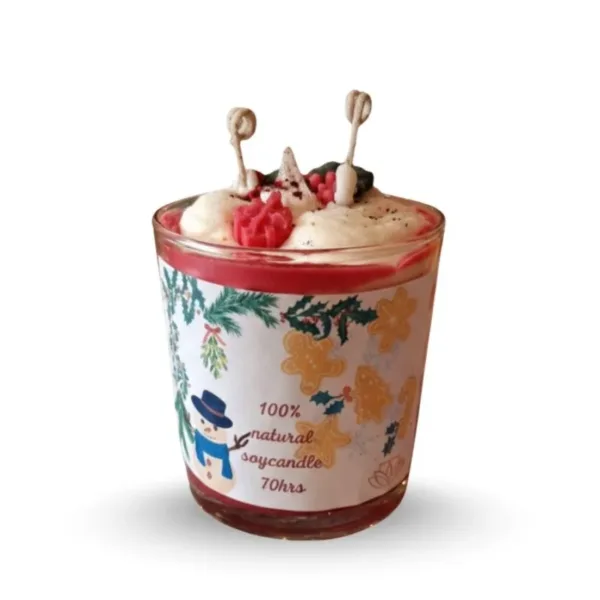 Χριστουγεννιάτικο κερί σόγιας