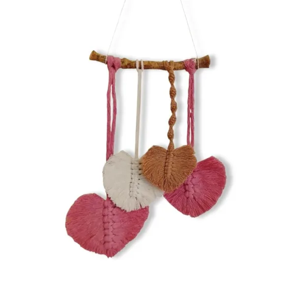 Διακοσμητικό τοίχου φύλλα μακραμε