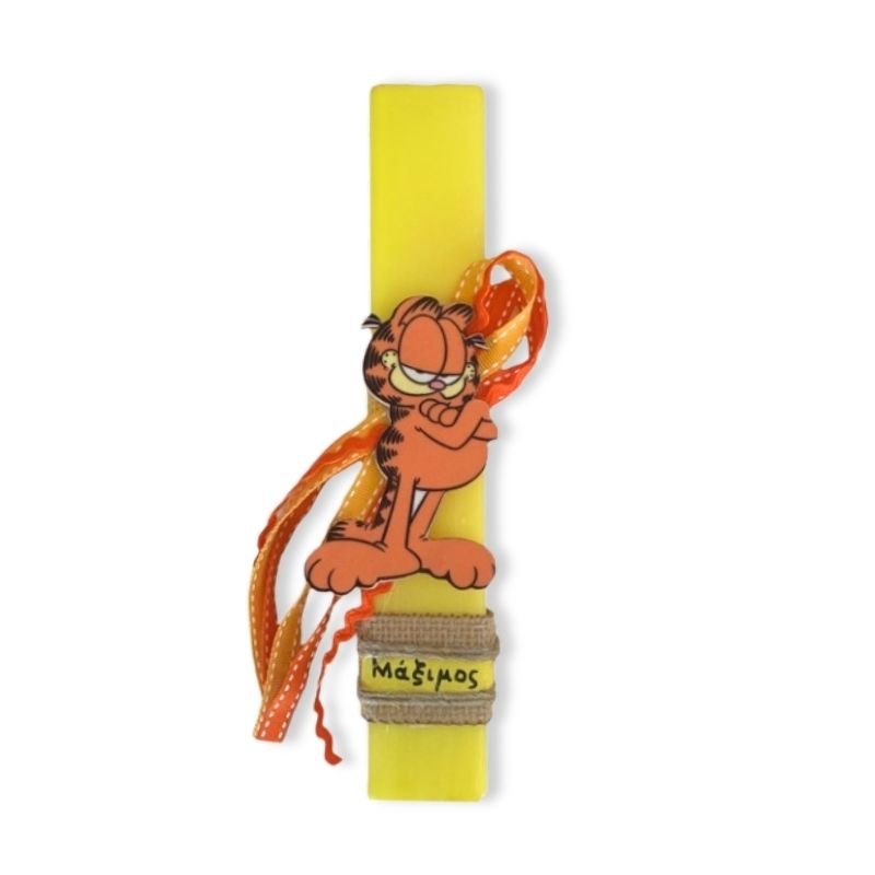 lampada-garfield-joanna λαμπάδα παιδική γάτος Γκάρφιλντ