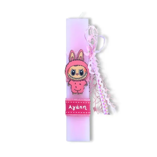 Αρωματική λαμπάδα φιγούρα τερατάκι με όνομα