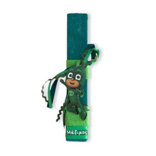 Αρωματική λαμπάδα Ήρωας πράσινη με όνομα