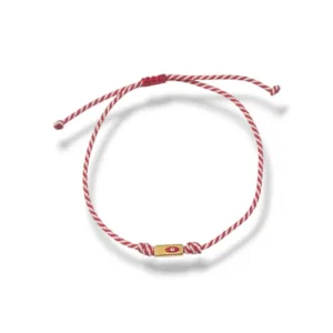 Μαρτάκι unisex με ορθογώνιο μεταλλικό ματάκι