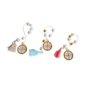 Μαρτυρικό Βάπτισης Μπεγλέρι με Κωνσταντινάτο & Φουντίτσες (ελαχ.25τμχ.)