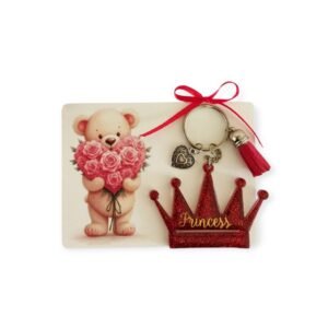 Μπρελόκ από υγρό γυαλί ''Στέμμα''