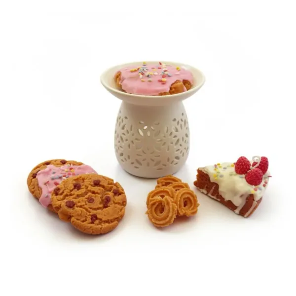 Σετ δώρου Αρωματισμού με melts σε μορφή cookies και κερί σε σχήμα τάρτας