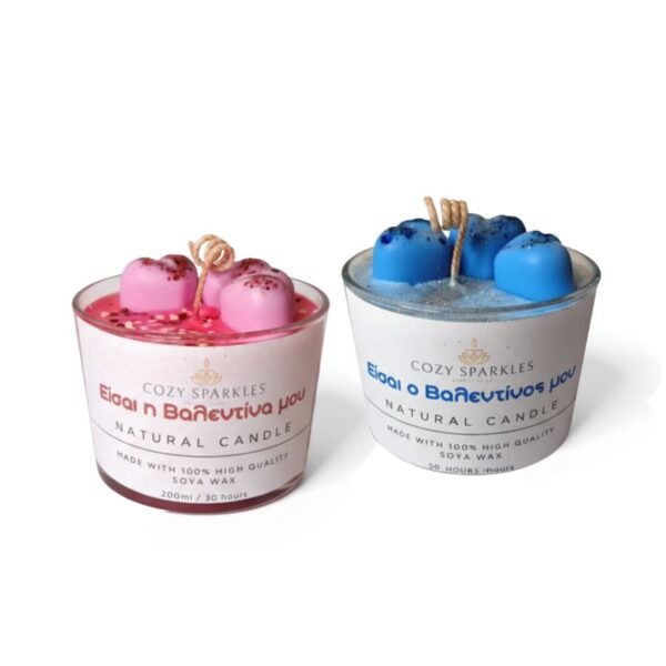 Κερί Με αφιέρωση για τον Άγιο Βαλεντίνο