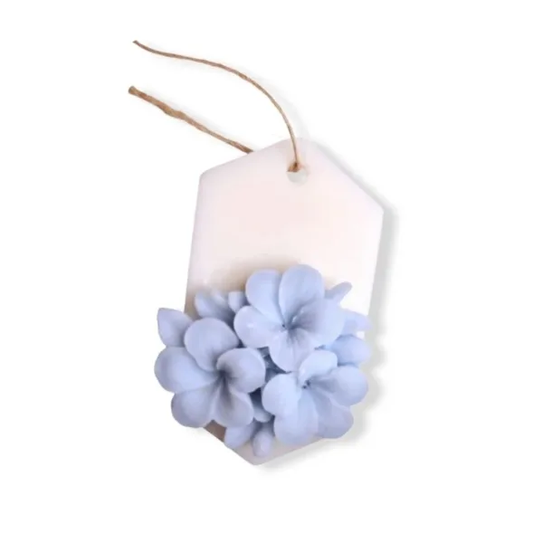 Ταμπλέτα ντουλάπας από κερί σόγιας με μπουκέτο λουλουδιών