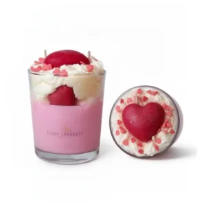 Κερί για τον Άγιο Βαλεντίνο Με καρδιά