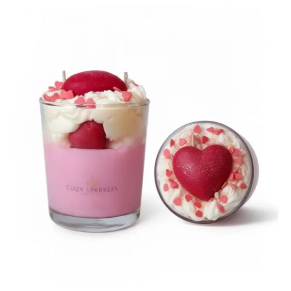 Κερί για τον Άγιο Βαλεντίνο Με καρδιά