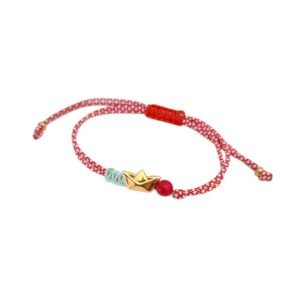 Βραχιόλι Mάρτης βαρκούλα με χαολίτη