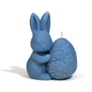 Κερί λαγός με αυγό από Φυσικό Κερί Ελαιοκράμβης