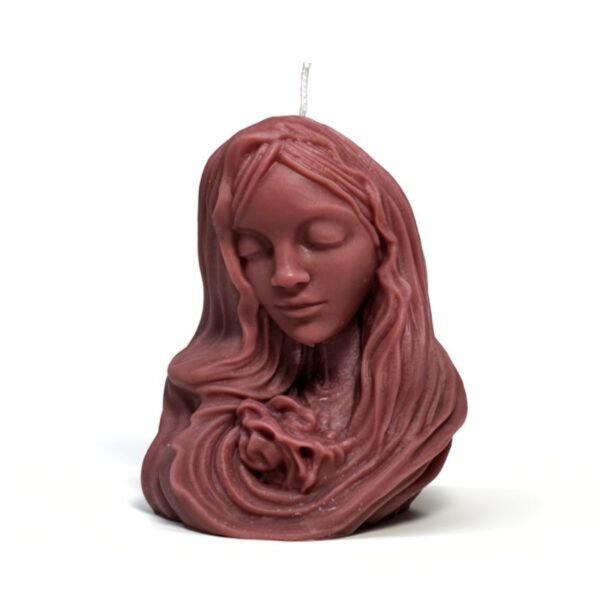 Κερί Παναγία από Φυσικό Κερί Ελαιοκράμβης