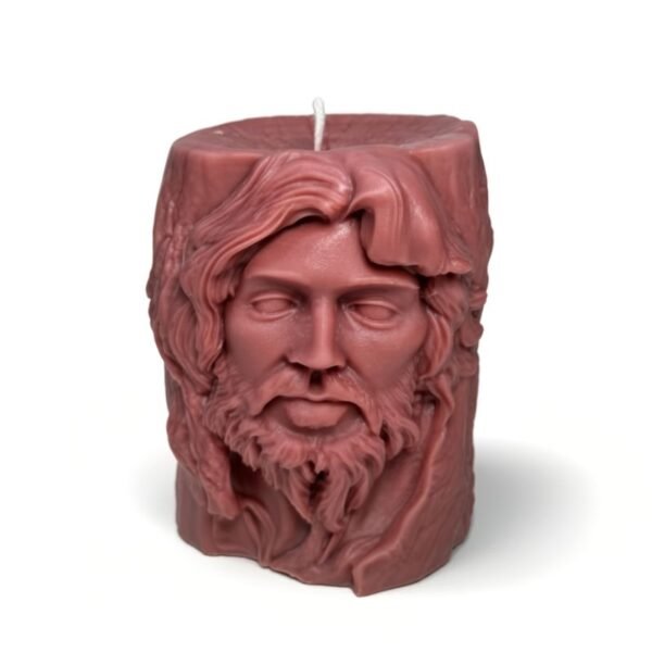 Κερί Χριστός σε ξύλο από Φυσικό Κερί Ελαιοκράμβης