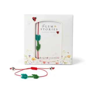 Μαρτάκι Μακραμέ με Τουλίπα (Μπλε)