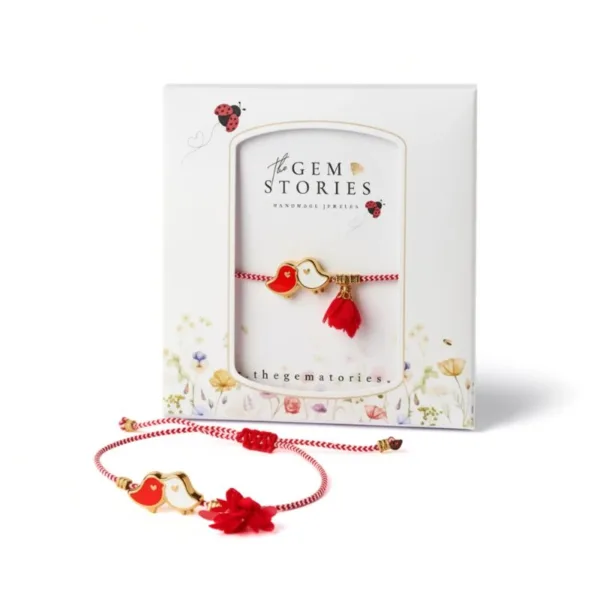 Μαρτάκι Μακραμέ με Ερωτευμένα Πουλιά