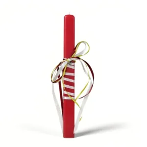 Κόκκινη Λαμπάδα Καρδούλα