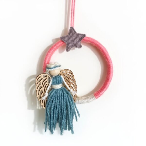 Επιτοίχιο διακοσμητικό Κούκλα "Ροζ Ουρανός"