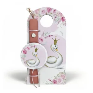 Λαμπάδα με πλάτη Κύκνος