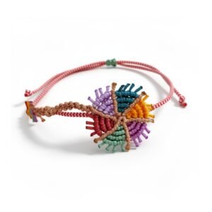 Μαρτάκι με πολύχρωμο μακραμέ χαρταετό