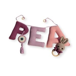 Σετ banner ονόματος, ματάκι και κουδουνίστρα