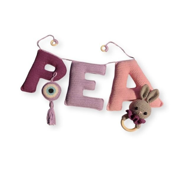 Σετ banner ονόματος, ματάκι και κουδουνίστρα