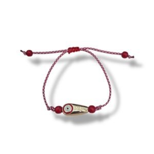 Mαρτάκι με μεταλλικό στοιχείο δάκρυ και ματάκι με σμάλτο