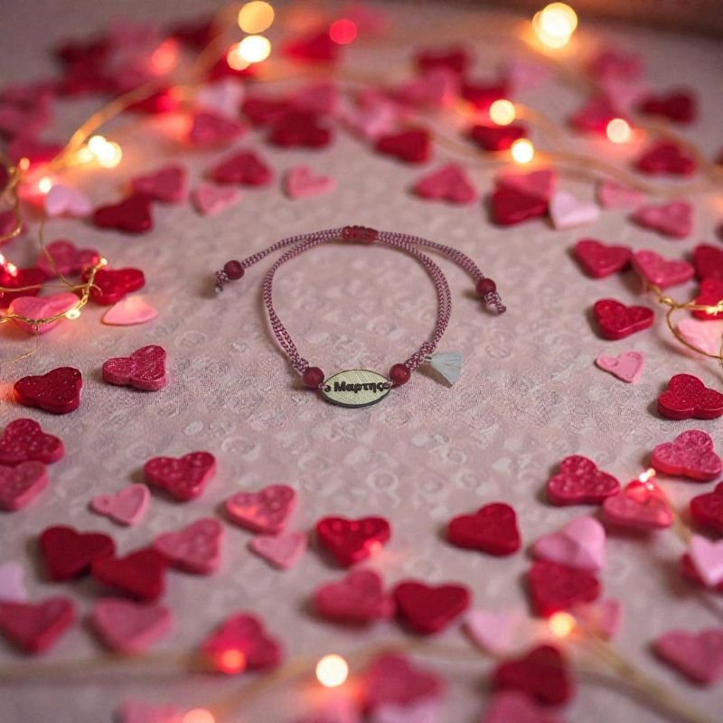 Xeiropoiito martaki vraxiolaki me plexy glass oval marti me ena mikro ivouar fountaki-by Cristine only (2)