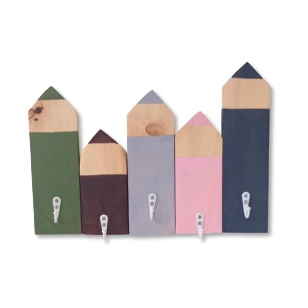 Παιδική κρεμάστρα τοίχου, Ξυλομπογιές (37*27εκ.)