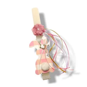 Λαμπάδα παιδική κουνελάκι, για κορίτσια