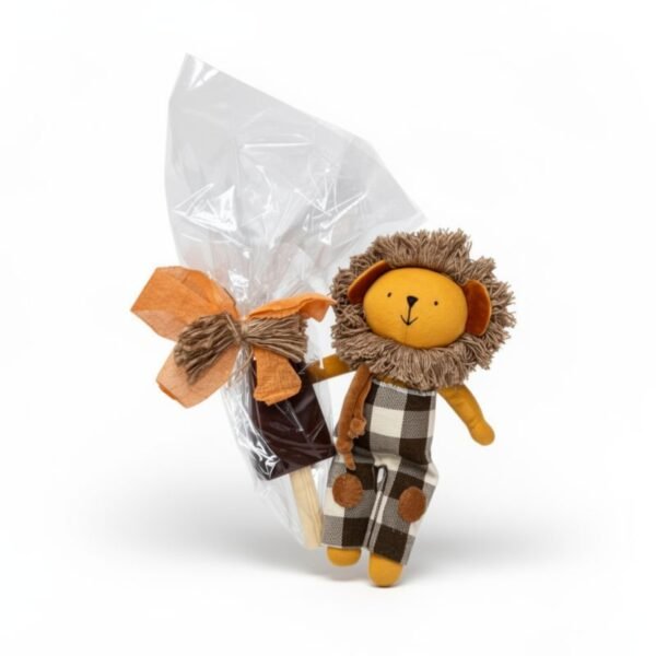 Σετ Πασχαλινή λαμπάδα Παγωτό και κούκλα Λιονταράκι