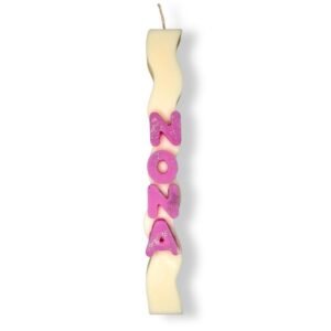 Λαμπάδα από κερί σόγιας για την Νονά