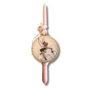 Λαμπάδα παιδική με τελαράκι ''Νεράιδα" (35εκ)