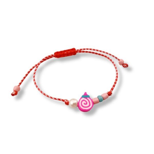 Βραχιόλι παιδικό μαρτάκι με ζαχαρωτά και cup cake