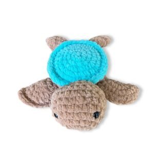 Amigurumi μεγάλο βελουτέ, Χελωνάκι